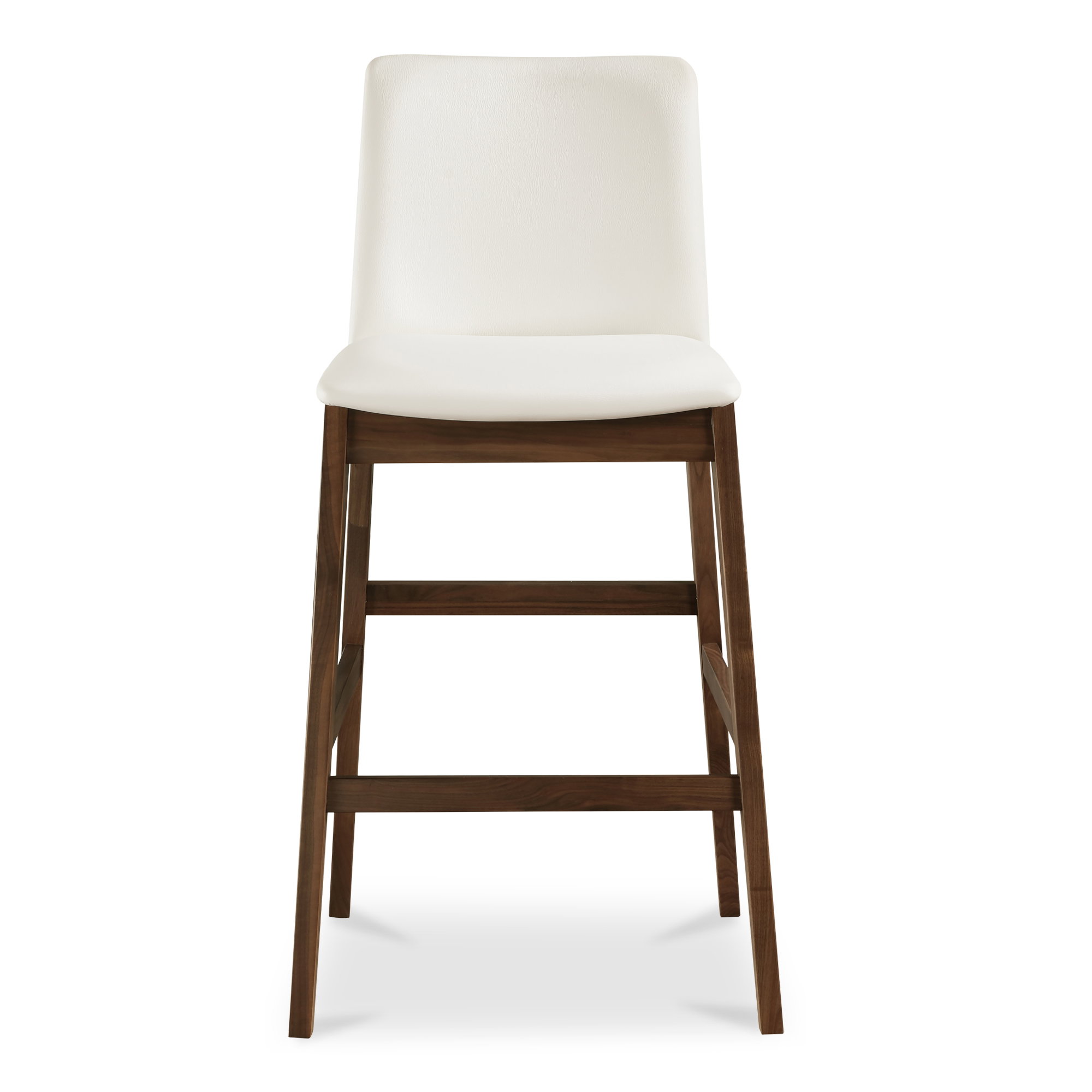 Deco Barstool White Pvc, Counter & Bar Stool by Moe's Home, 22.3" width x 43.3" height x 21" depth View 1