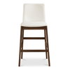 Deco Barstool White Pvc, Counter & Bar Stool by Moe's Home, 22.3" width x 43.3" height x 21" depth thumbnail 1