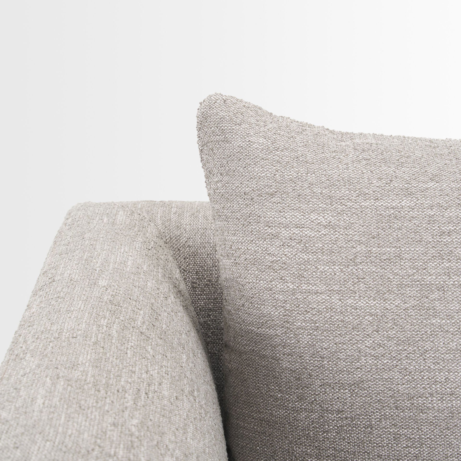 Halston 2 Piece Light Grey Sofa Set large image 