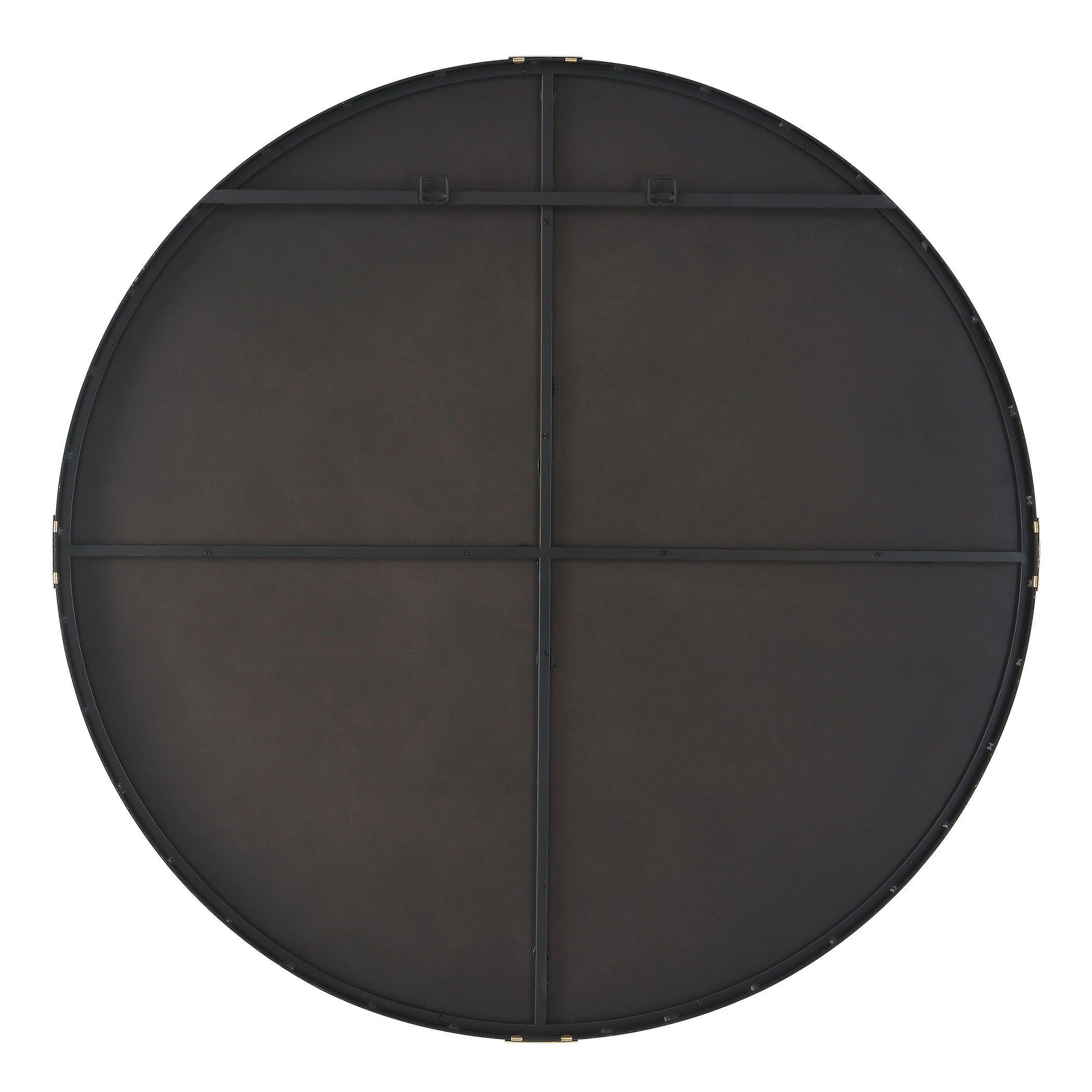 Clip Modern Round Mirror, by Uttermost, 42.25" width x 42.25" height x 1.62" depth View 8