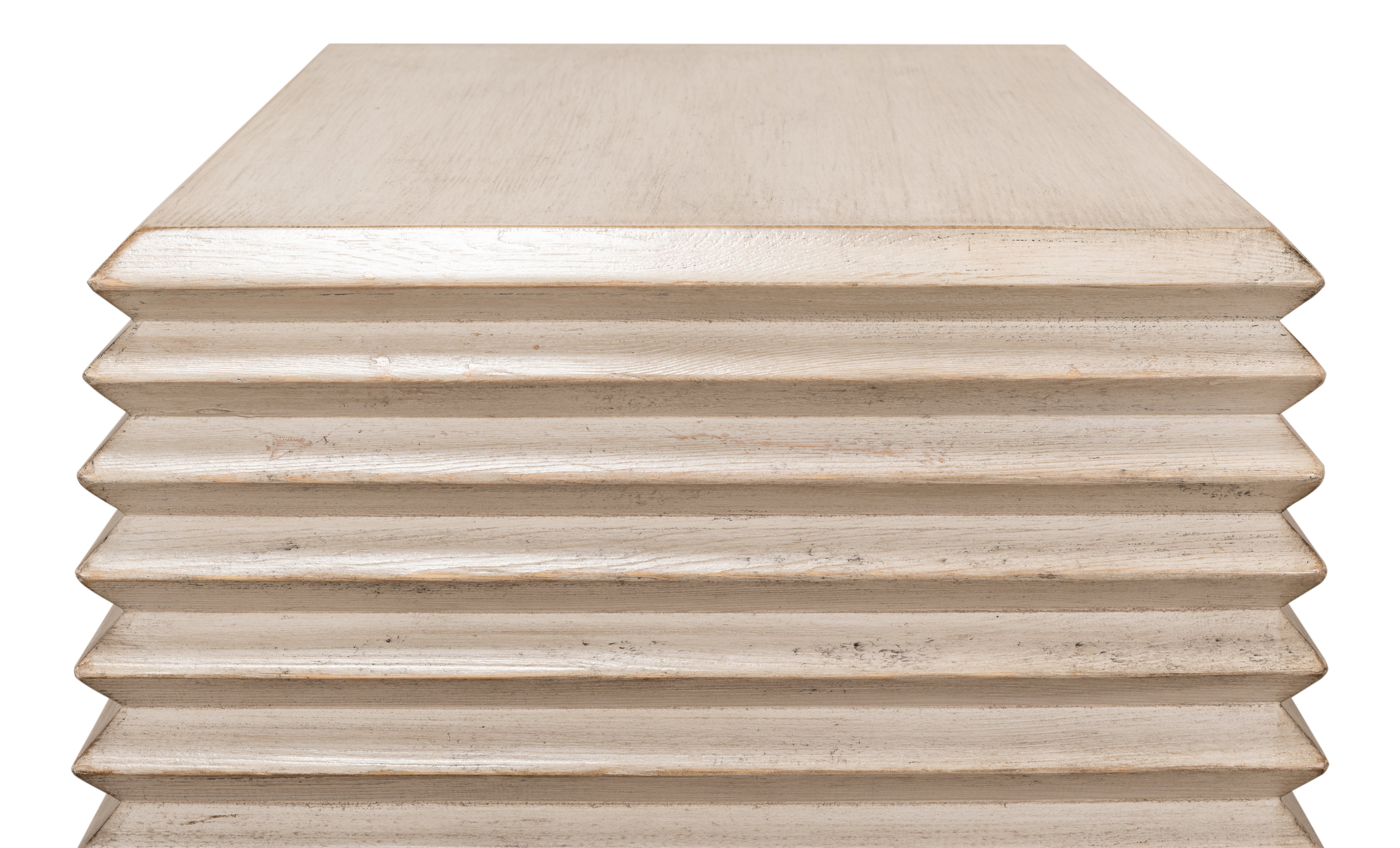 *Stacked Side Table, Stone Grey, Side & End Table by Sarreid, 20" length x 16" width x 24" height View 23