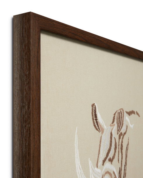 Loloi Black Rhino Wall Art