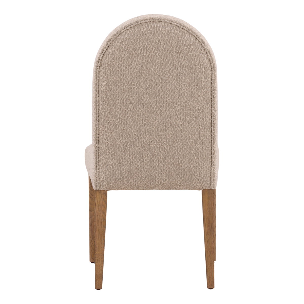 Thema Dining Chair Set of 2 Sand, by Dovetail, 20.5" width x 40.3" height x 25.5" depth View 4