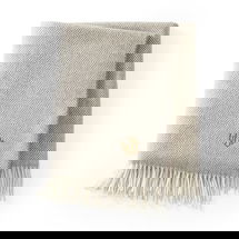 Online Designer Combined Living/Dining Italian Cashmere Wool Throw, Oatmeal