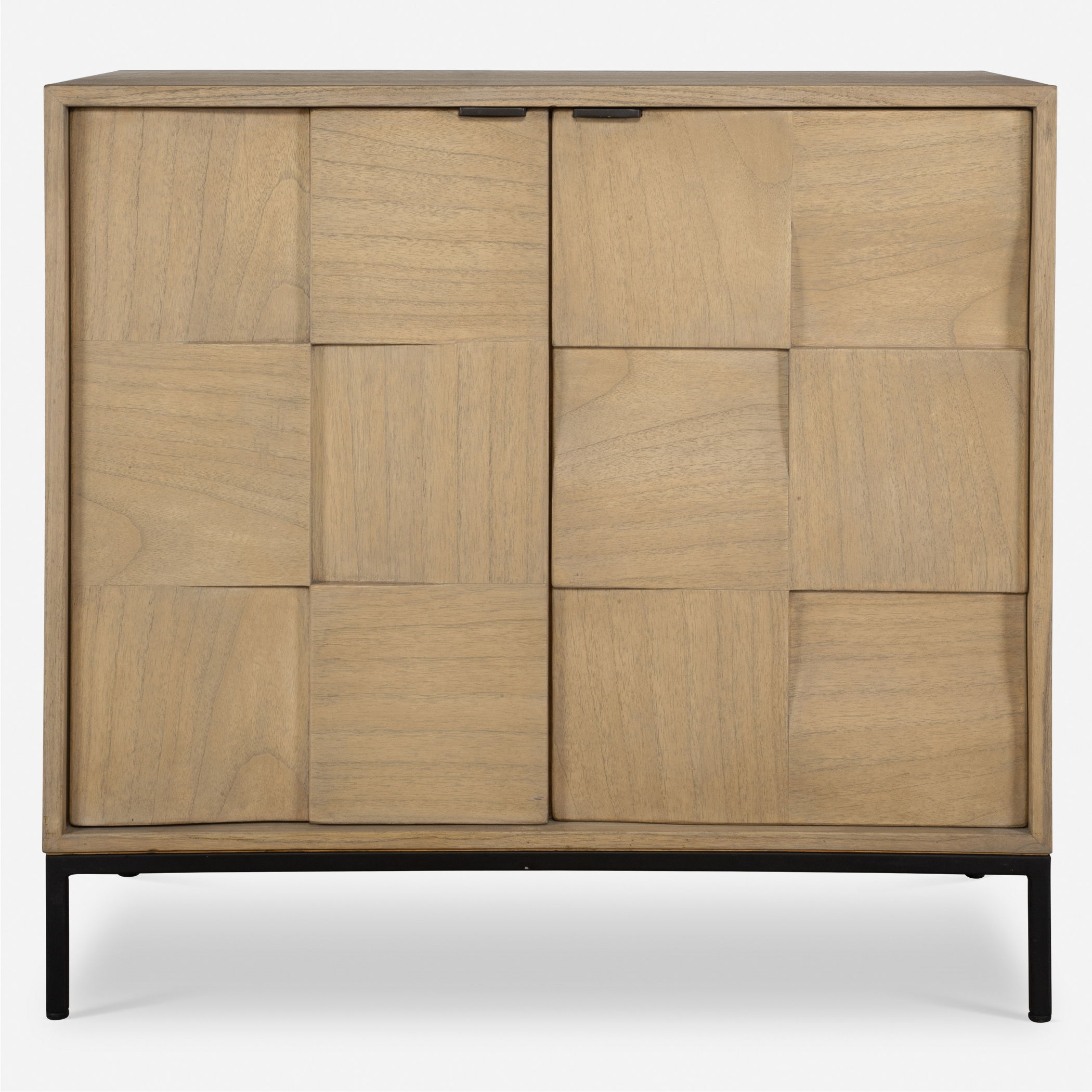 Lorenzo Geometric 2 Door Cabinet, Furniture by Uttermost, 36.1" width x 33" height x 18" depth View 1
