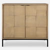 Lorenzo Geometric 2 Door Cabinet, Furniture by Uttermost, 36.1" width x 33" height x 18" depth thumbnail 1