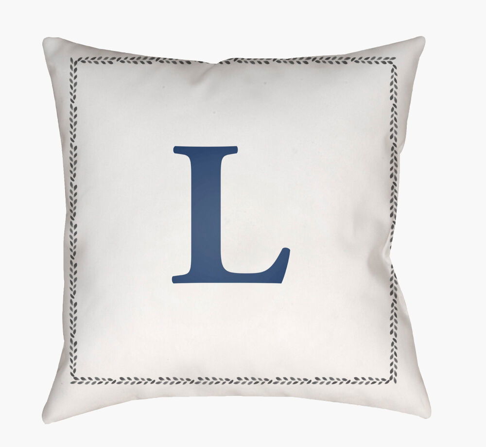 Initials Accent Pillow large image 