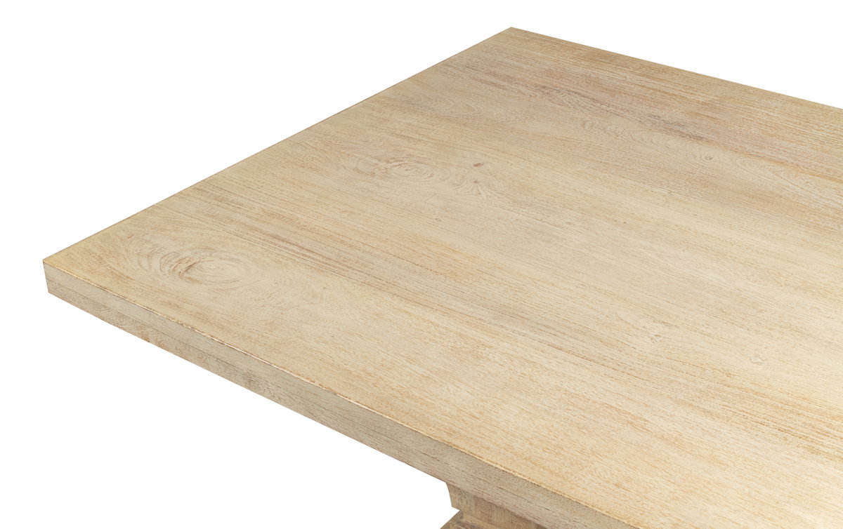 Wesley Dining Table, by Sarreid, 3'9" length x 7'10" width x 2'8" height View 11