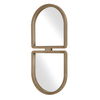 Jacques Art Deco Gold Mirror, by Uttermost, 22" width x 47.5" height x 1.5" depth thumbnail 5