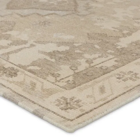 Jaipur Living Pathos Hand-Knotted Medallion Taupe/ Cream Area Rug (9