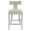 Idris White Counter Stool, Counter & Bar Stool by Uttermost, 20" width x 38" height x 22.5" depth thumbnail 1