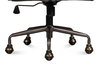 Parker Office Chair, Onyx Black, Seating by Sarreid, 25" length x 28" width x 38" height thumbnail 7