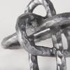 Wilhelm I (Small) 7L x 7W Silver Metal Link Decor Object, Decorative Object by Mercana, 6.69" length x 6.69" width x 6.69" height thumbnail 6