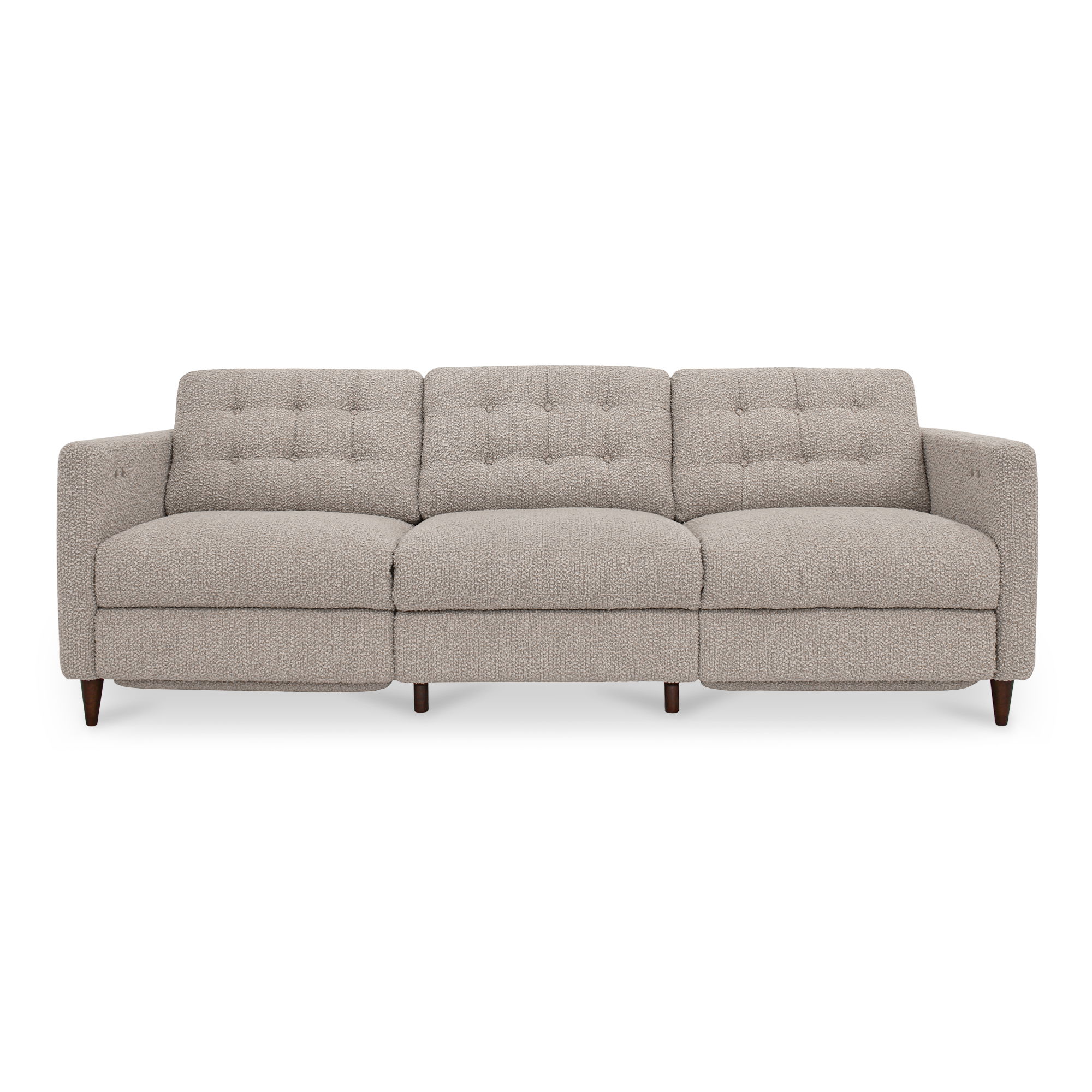 Bridgers Power Recliner Sofa Warm Grey large image 
