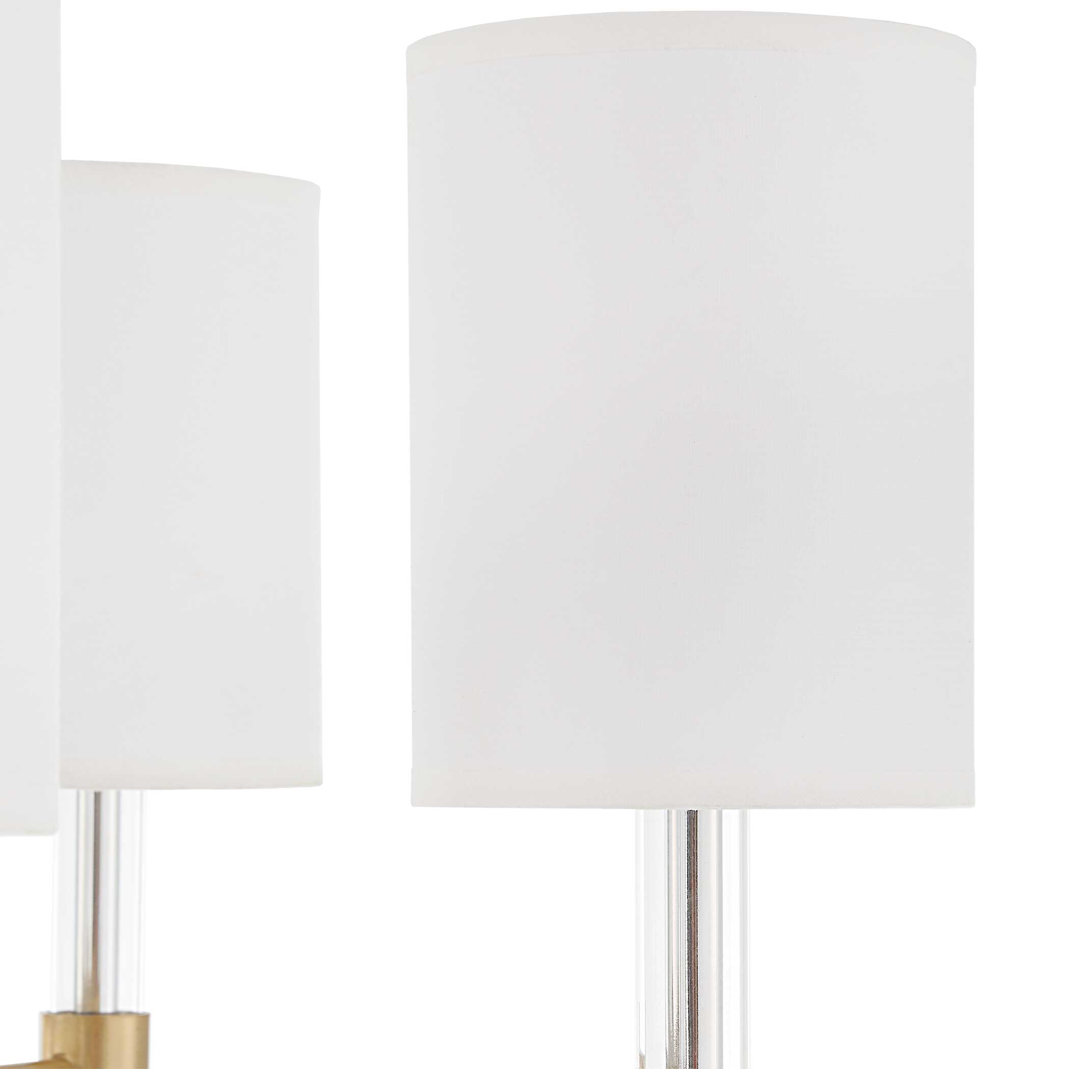 Welkin 6 Light Modern Chandelier, Ceiling Light by Uttermost, 30" width x 27.75" height x 30" diameter x 30" depth View 6