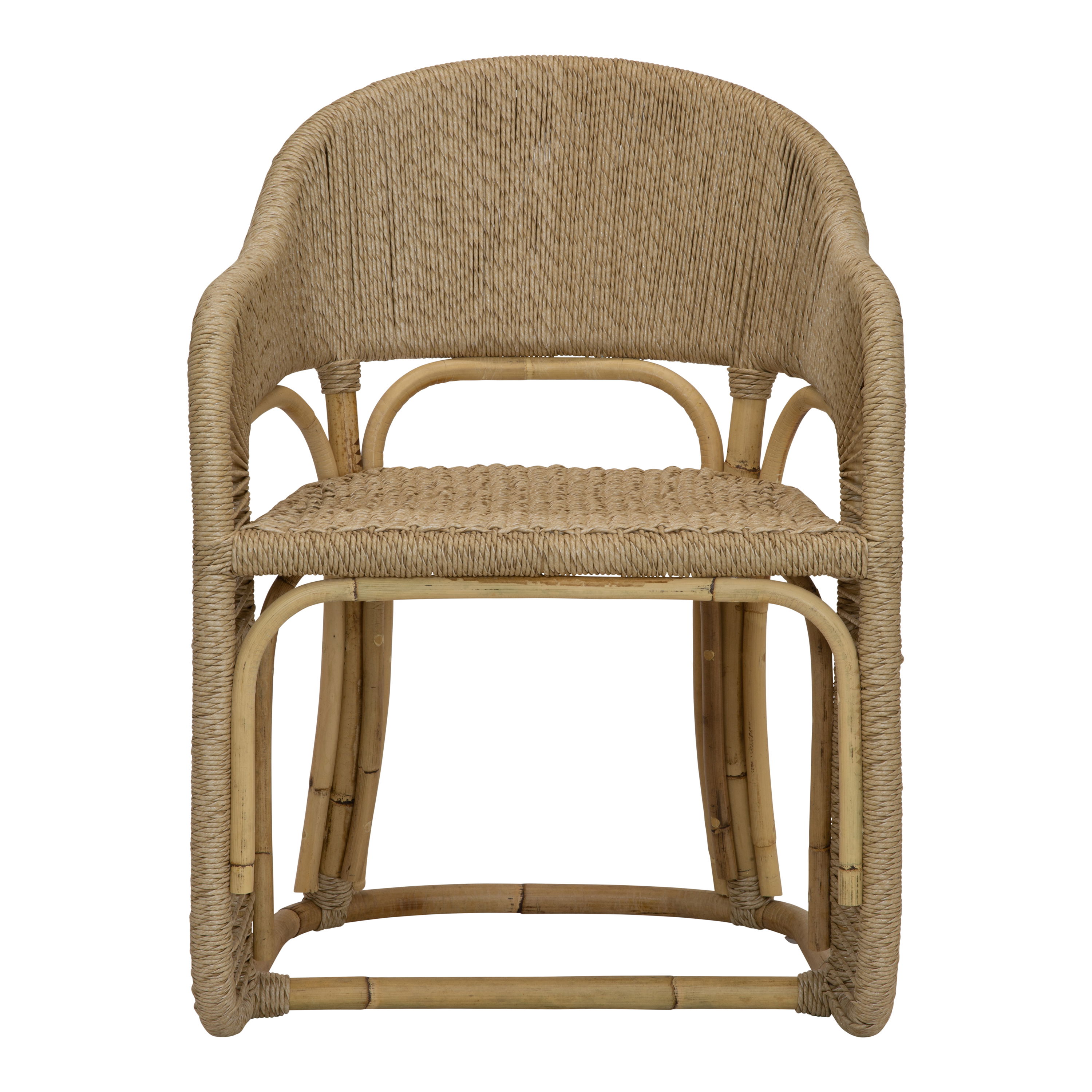 Glen Ellen Arm Chair in Natural, by Woven, 22.75" width x 30" height x 23.75" depth View 2