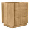 Povera 3 Drawer Nightstand Natural Oak thumbnail 2