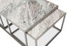 Set Of 3 Nesting Low Tables, Marble Tops thumbnail 6