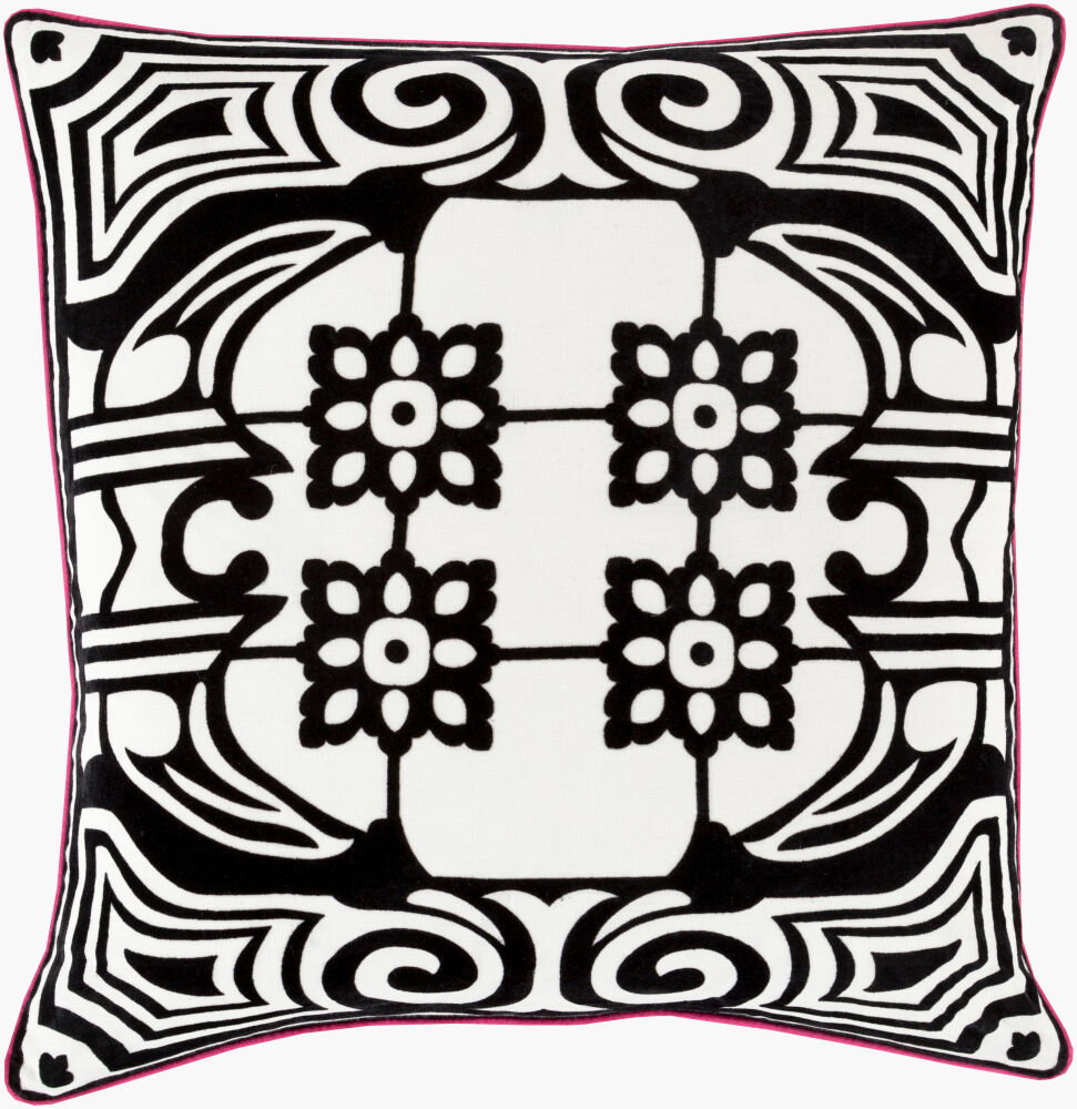 Eleonore Accent Pillow Down, Decorative Pillow by Surya, 18" length x 18" width