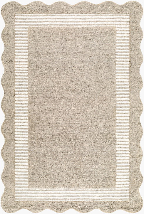 Scalloped Handmade Rug