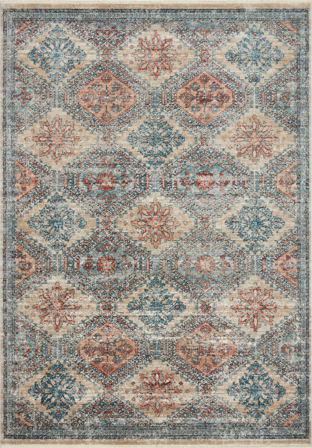 Magnolia Home by Joanna Gaines x Loloi Elise Rug, 6'7" length x 9'9" width View 1