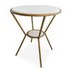 Refuge Round White Side Table thumbnail 0