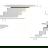 Lyon Outdoor Dining Table Light Grey thumbnail 9