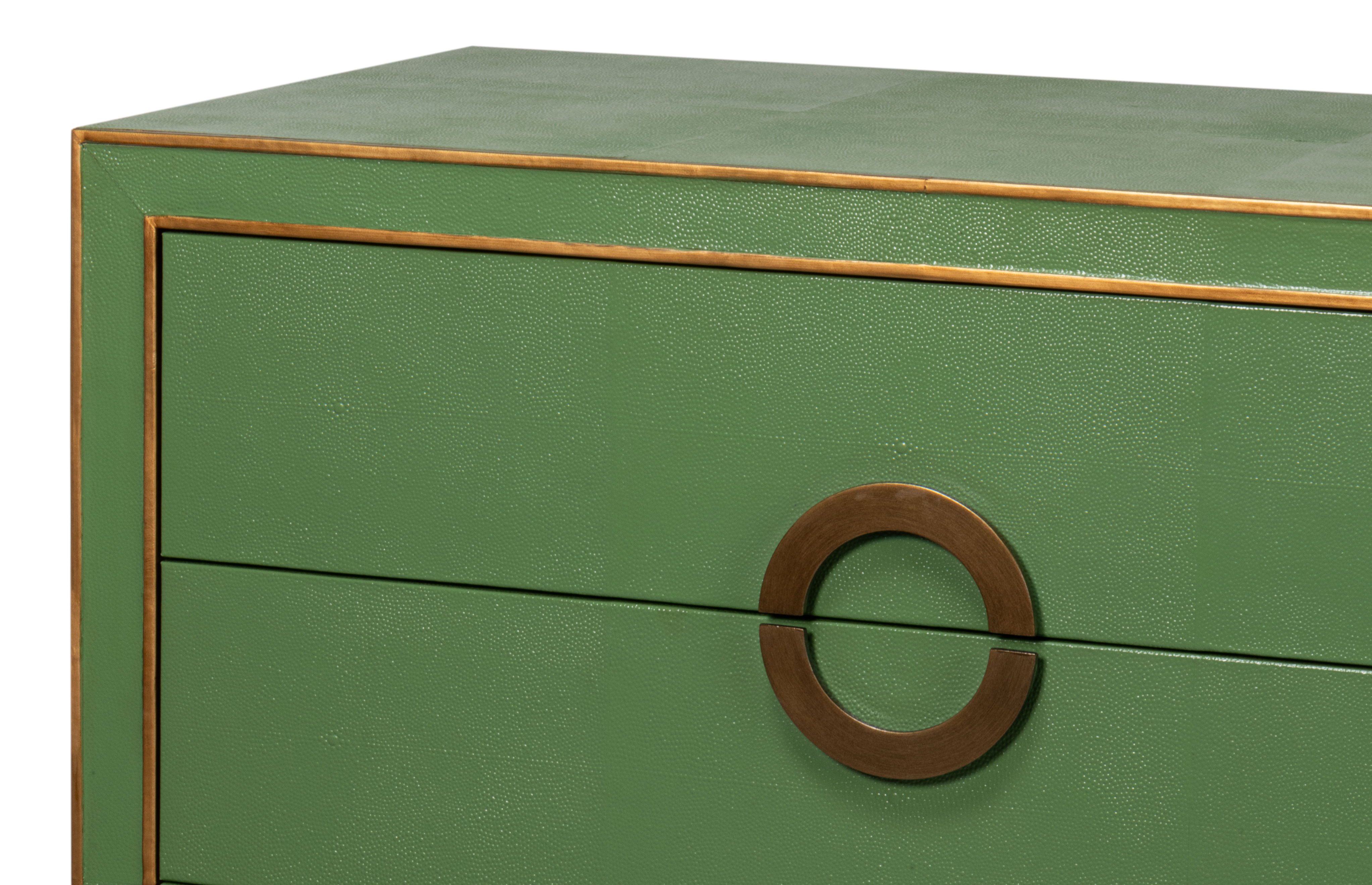 Gabriella Chest Of Drawers, Watercress, Cabinets & Chest by Sarreid, 76" length x 22" width x 40" height View 8