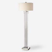 Online Designer Living Room Monette Tall Cylinder Floor Lamp