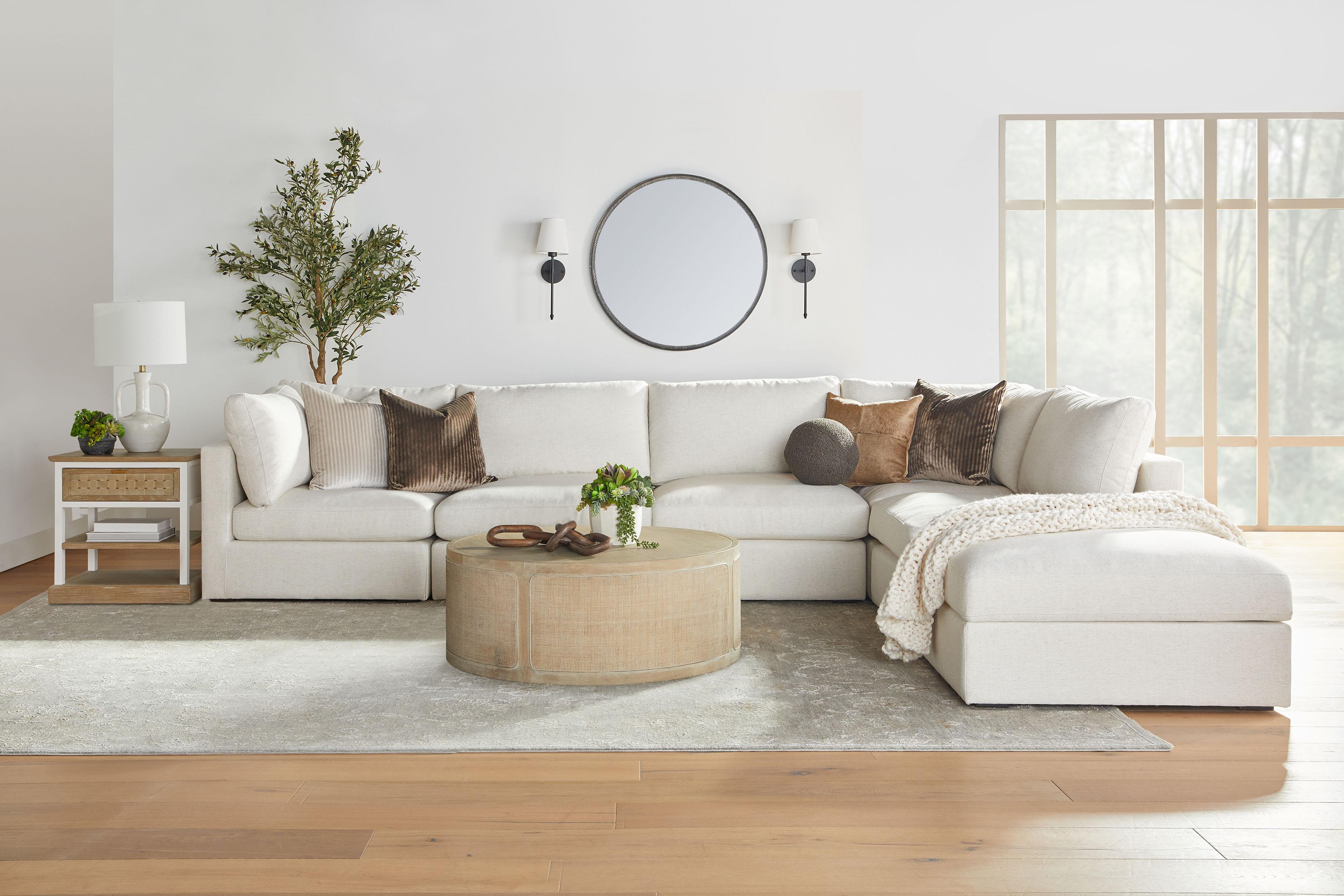 Cane Coffee Table, by Essentials for Living, 40.25" width x 16" height x 40.25" depth View 11