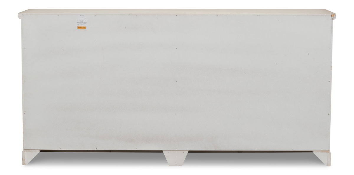 Lionisio Buffet,75',Stucco Wht,Wood Drs, Cabinets & Sideboard by Sarreid, 75" length x 15" width x 37" height View 3