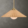 Phuvinh 1 Light Rattan Shade Pendant thumbnail 1