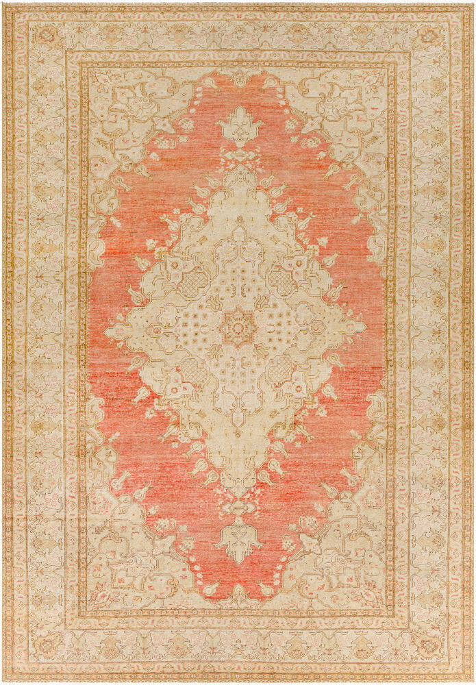 Antique One of a Kind Handmade Rug, by Surya, 13'7" length x 9'5" width