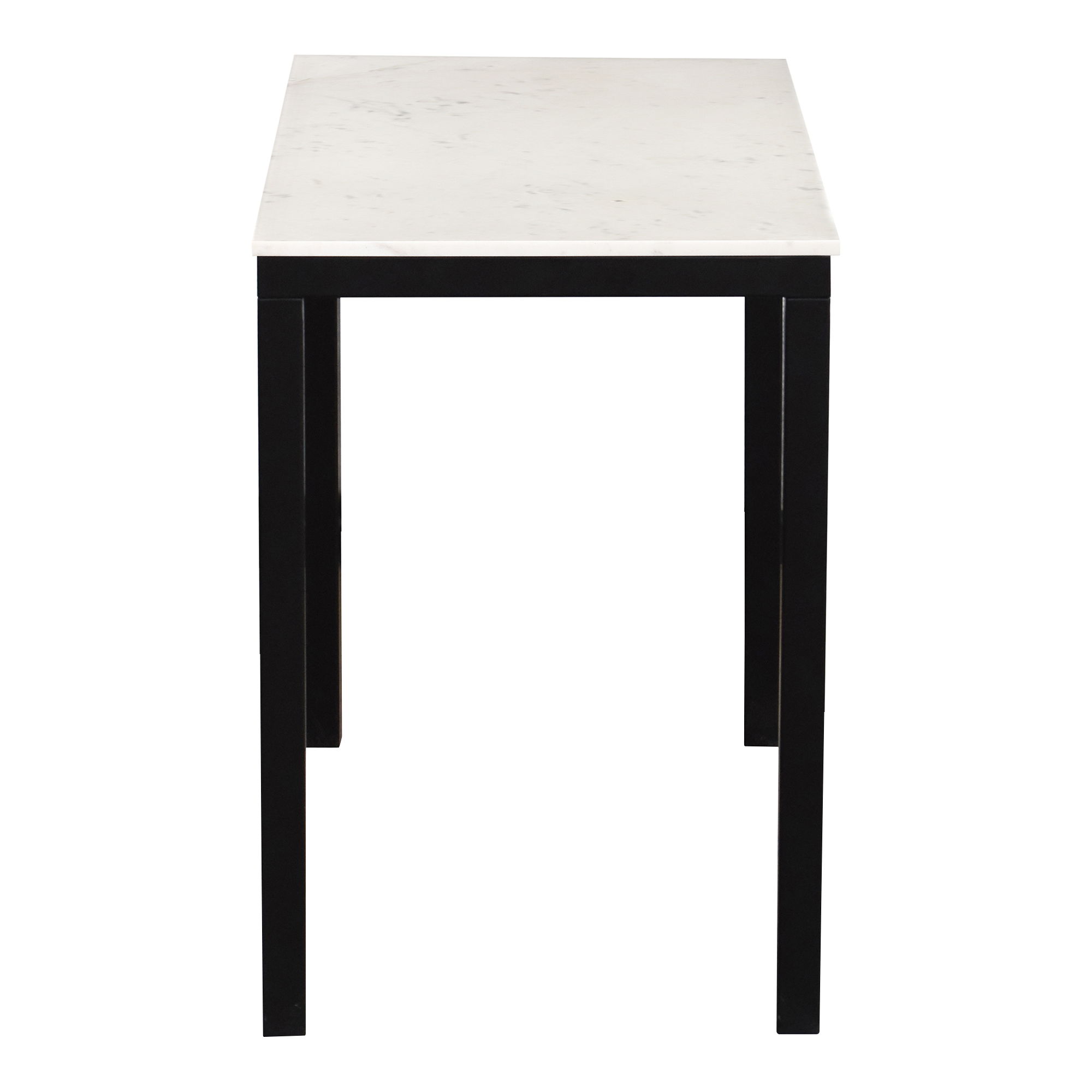 Parson Marble Mini Desk White, by Moe's Home, 34" width x 30" height x 20" depth View 3