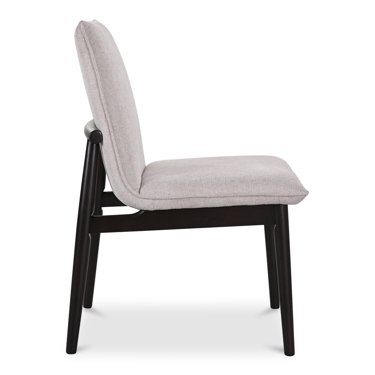 Charlie Dining Chair Beige– Set Of Two, by Moe's Home, 20.25" width x 35" height x 24.25" depth View 5
