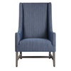 Galiot Wingback Accent Chair, by Uttermost, 27" width x 44" height x 33" depth thumbnail 1