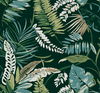 Tropical Toss Dark Green Wallpaper thumbnail 0