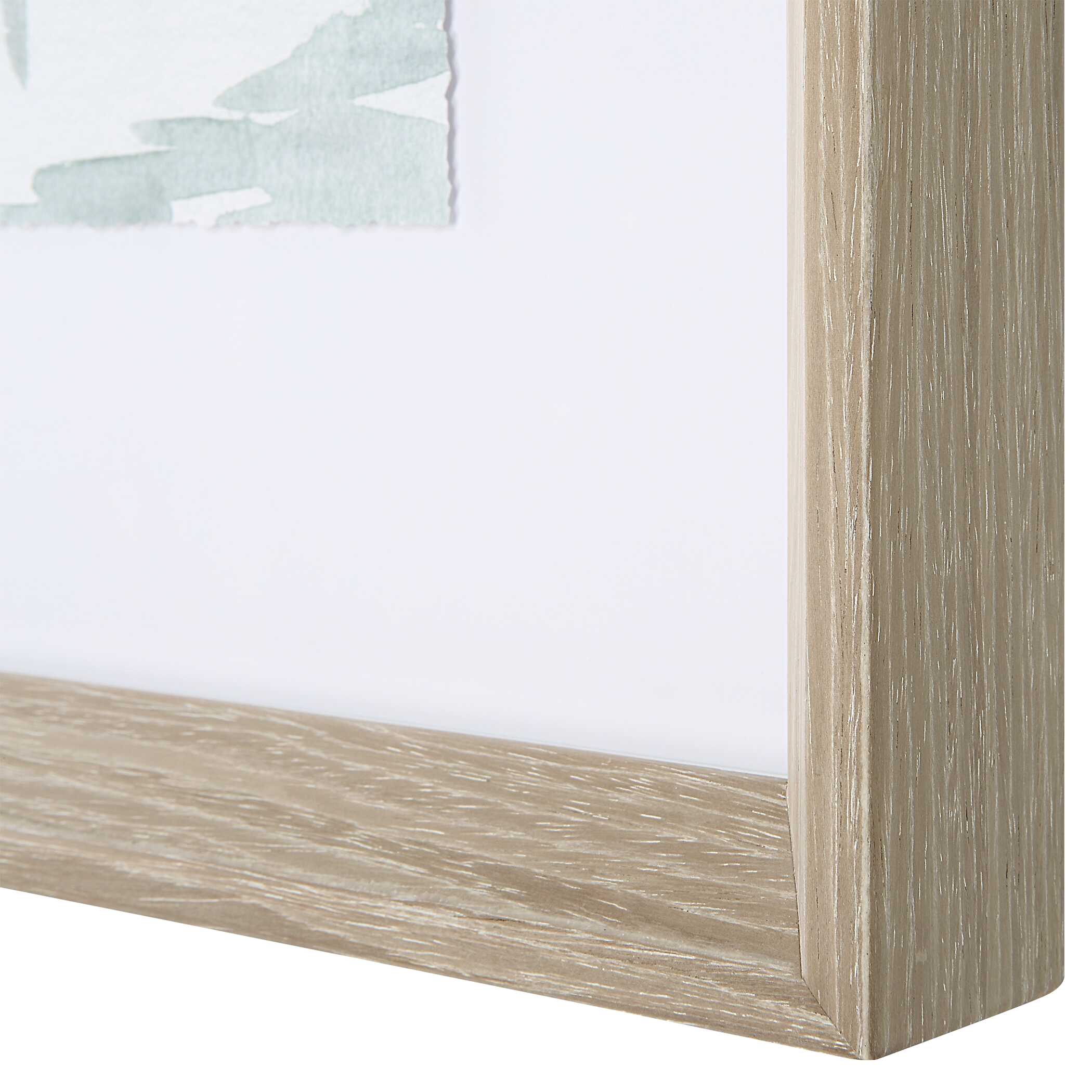 Serene Lake Framed Prints Set/2, Painting by Uttermost, 26.25" width x 20.25" height x 2" depth View 7