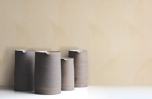 Genie Cream & Beige Wallpaper
