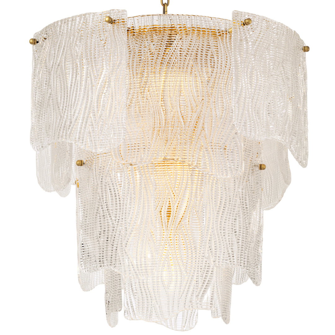 Asinara 7 - Light Metal Chandelier, by Eichholtz USA, 24.02" width x 23.62" height x 24.02" depth View 3