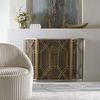 Rosen Gold Fireplace Screen thumbnail 1