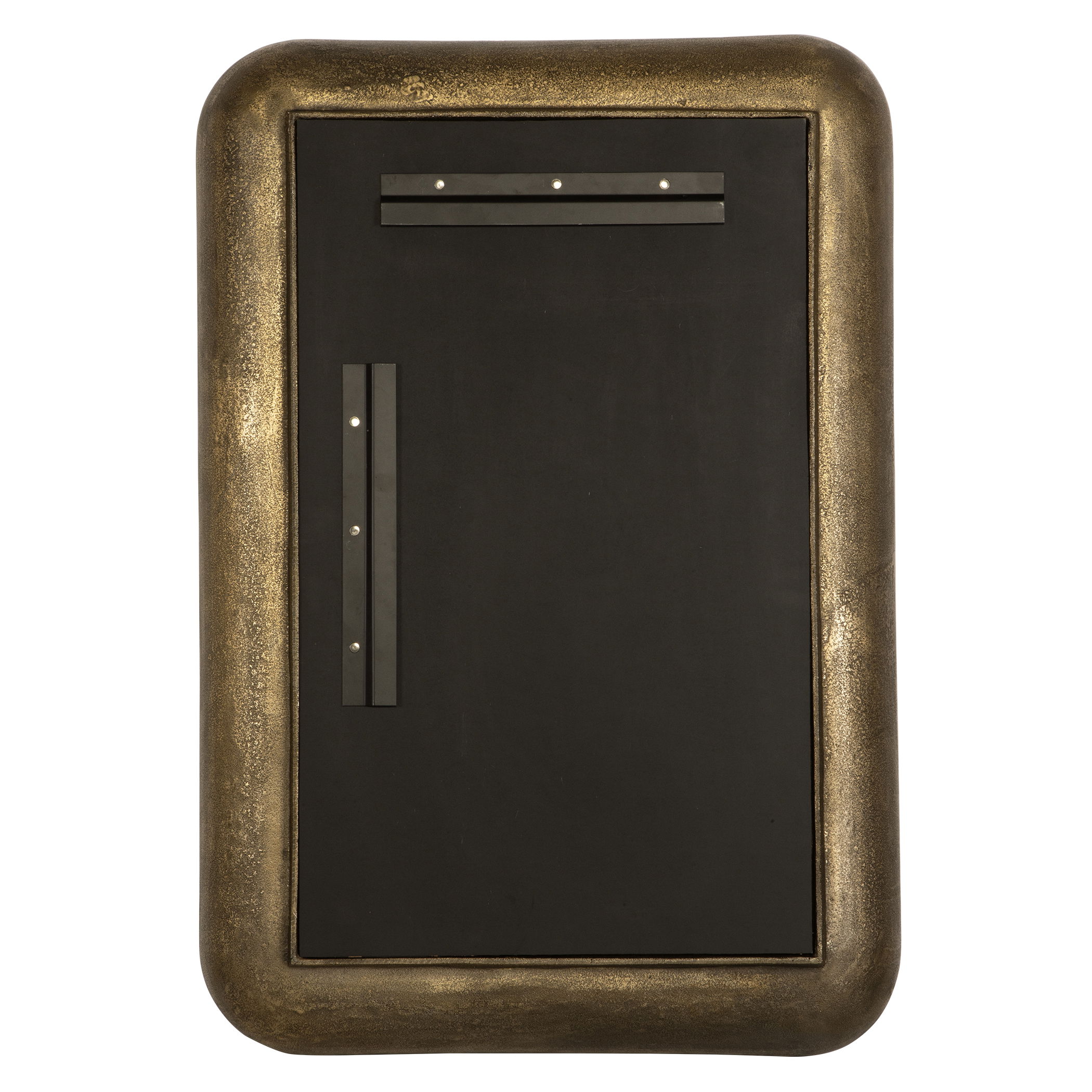 Alvaro Antique Brass Mirror large image 