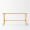 Sekou Light Brown Wooden Craftsman Console Table, by Mercana, 66" length x 16" width x 30.75" height thumbnail 4