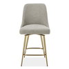Bramwell Upholstered Counter Stool, Counter & Bar Stool by Uttermost, 20" width x 39.25" height x 23.5" depth thumbnail 1