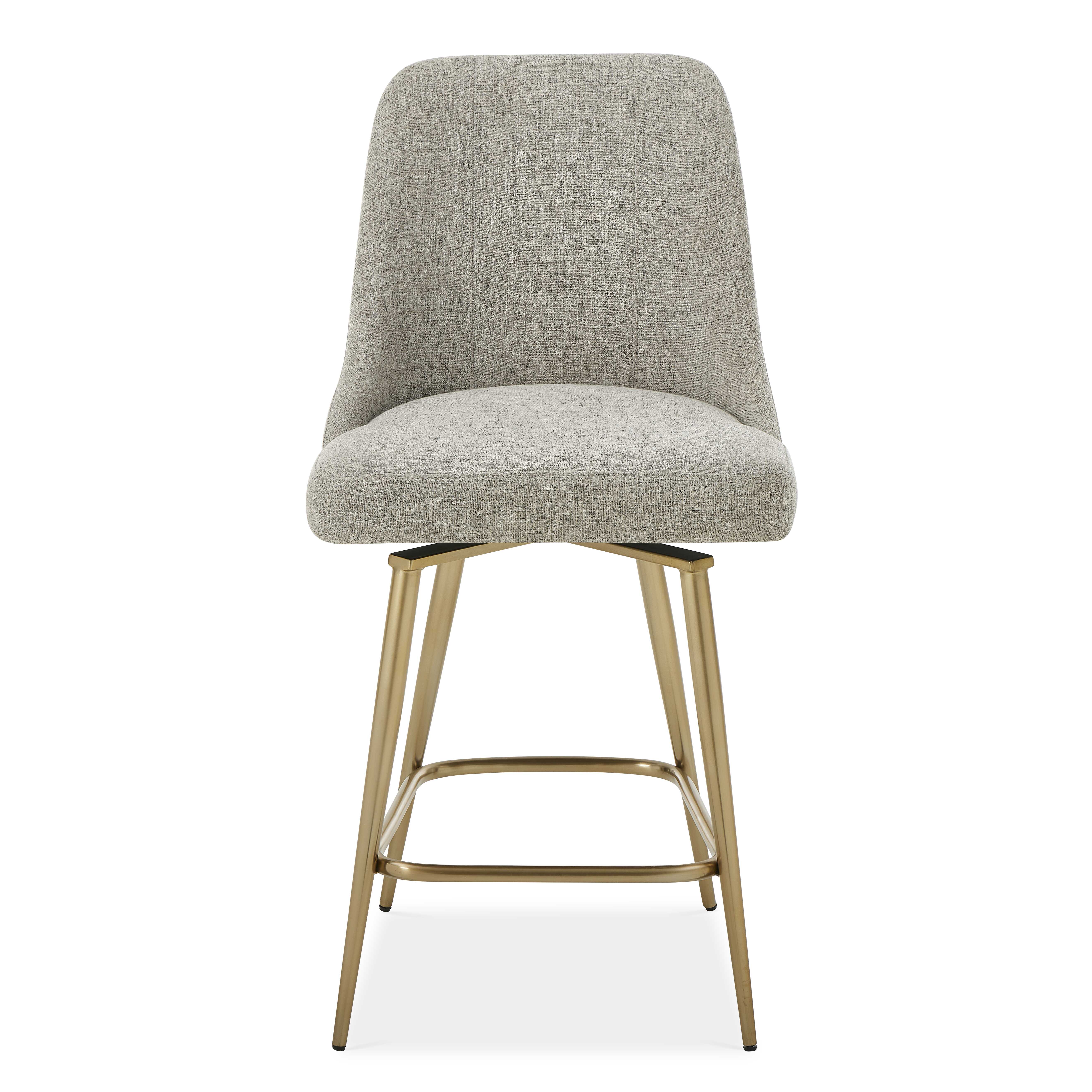 Bramwell Upholstered Counter Stool, Furniture by Uttermost, 20" width x 39.25" height x 23.5" depth View 1