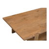 Workshop Coffee Table Vintage Brown, by Moe's Home, 54" width x 16" height x 26" depth thumbnail 7