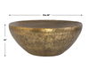 Gilded Dome Gold Coffee Table, Furniture by Uttermost, 36" width x 15" height x 36" depth thumbnail 3