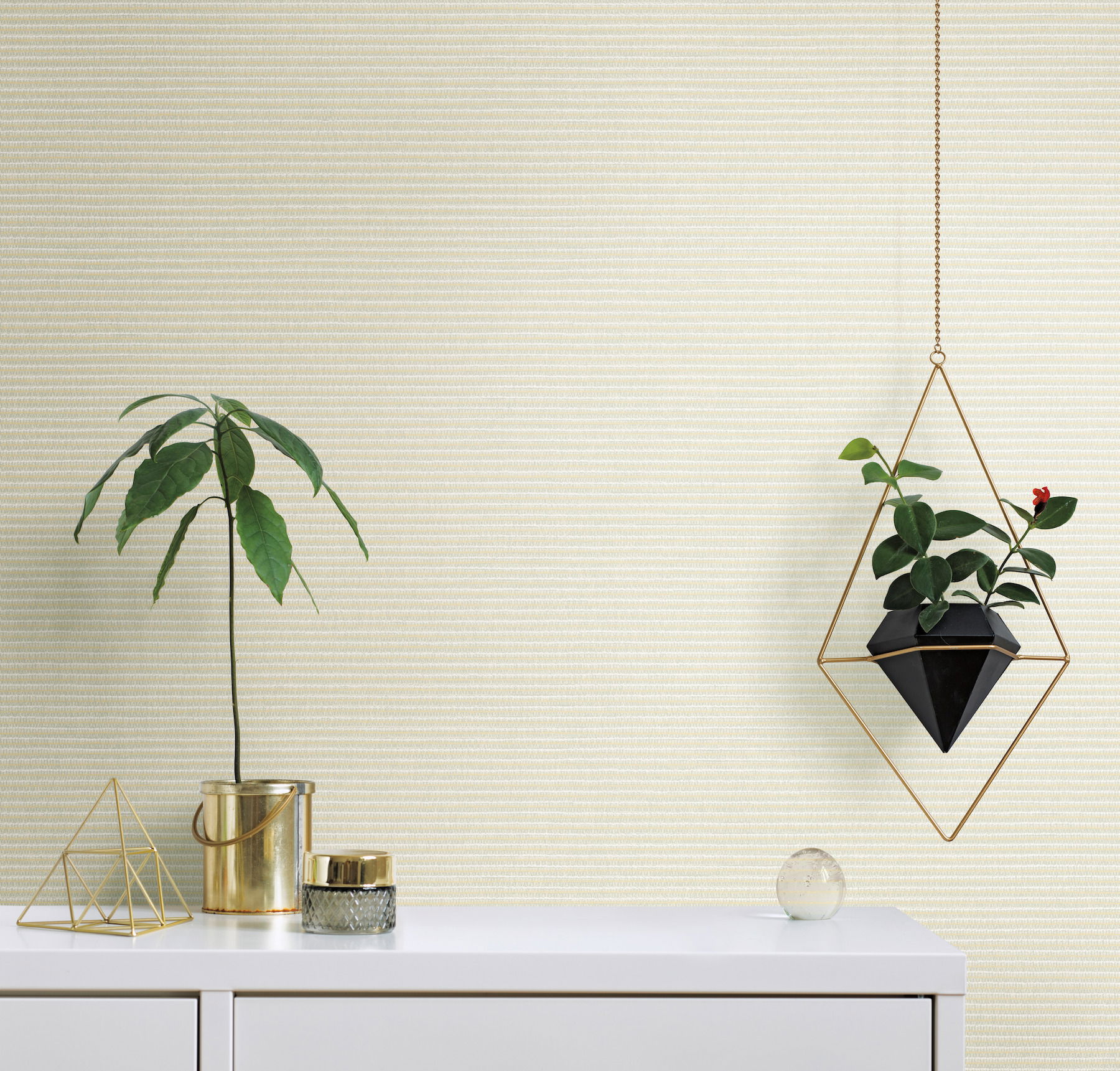 Boucle Yellow Wallpaper, by York Wall, 27' length x 2'3" width x 0.02" depth View 3