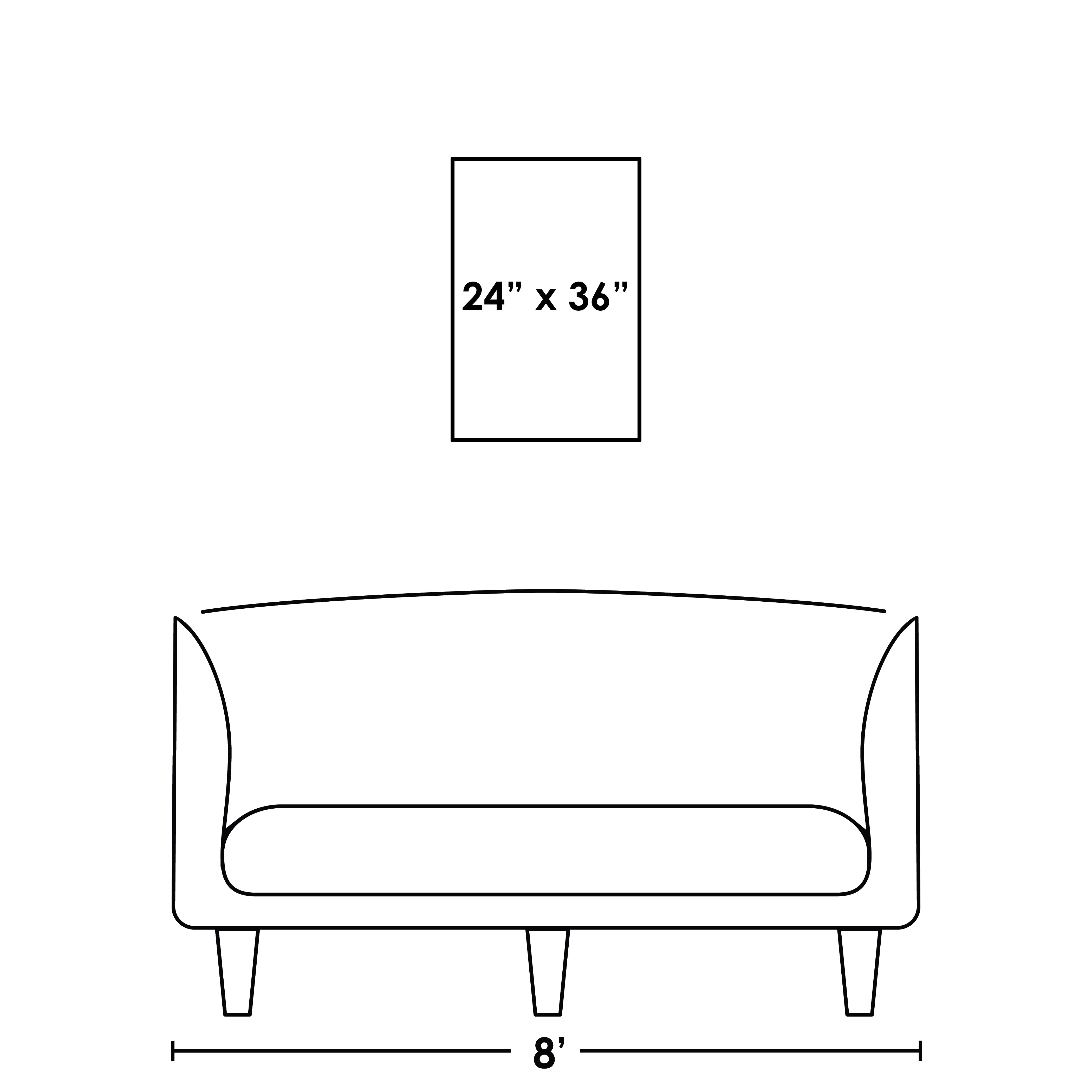 25.5 x 37.5 Subtle Geometry II, Art by Leftbank Art, 25.5" width x 37.5" height View 4