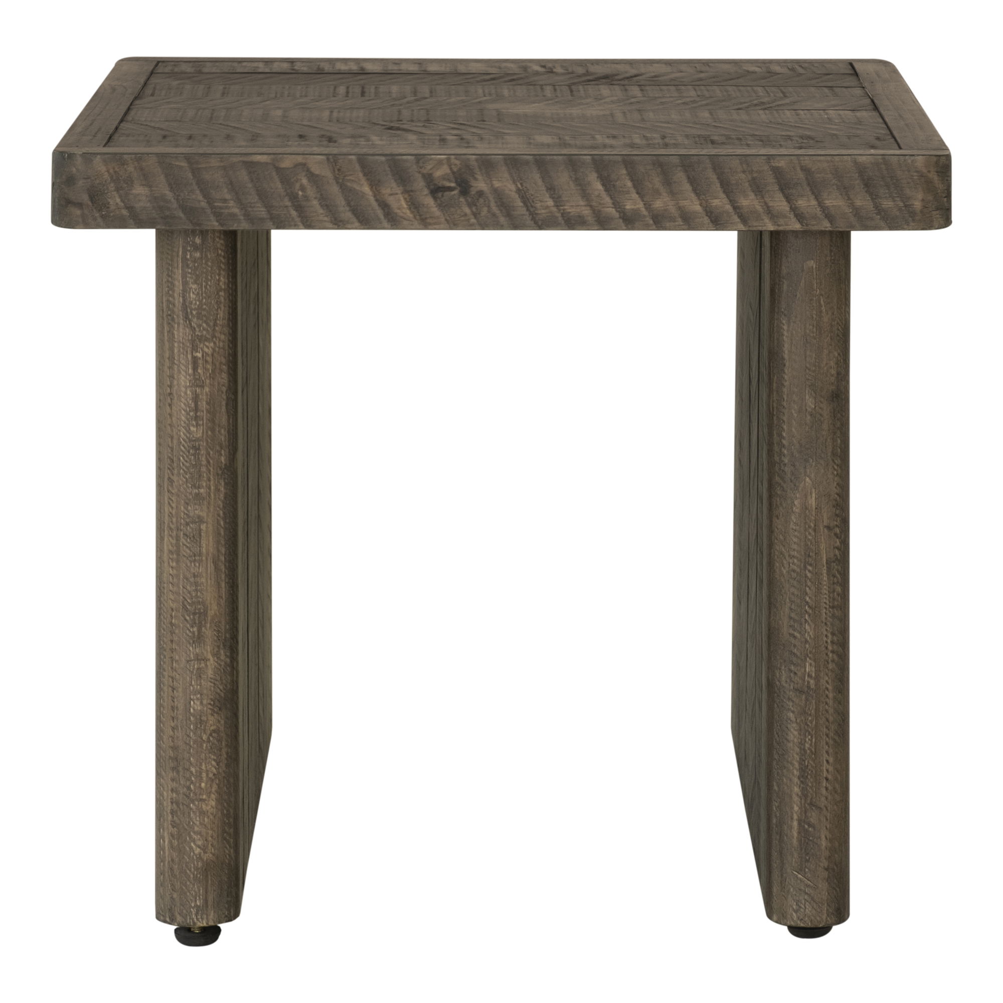 Monterey End Table Aged Brown, Side & End Table by Moe's Home, 21.5" width x 20" height x 21.5" depth View 1